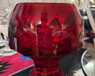 Viking Glass Georgian Ruby Red 