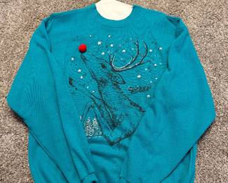 Vintage 1990's reindeer sweat shirt 