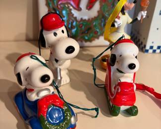 Vintage Snoopy Ornaments 
