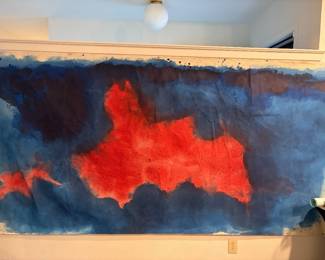 Extra Large original abstract art piece by known artist