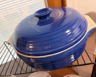 Highly sought after cobalt blue Emile Henry French Large Covered Casserole