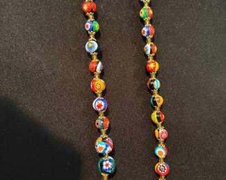 Murano Glass Beaded Necklaces