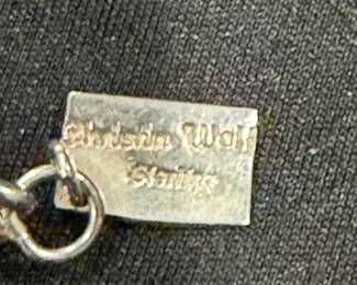 Christian Wolf Signed Sterling Jewelry