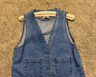 Vintage Denim Vest 
