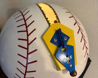 One of the kind Baseball light art sculpture
