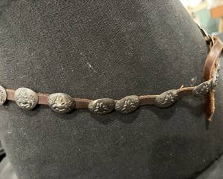 Vintage Sterling Silver Concho Belt
