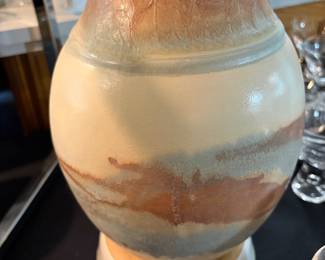 Signed Stoneware Art Pottery