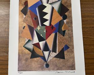 1990's Vintage Dan Rizzie Signed Limited edition Print/Litho Veronica 