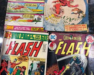 Vintage DC Comic Books Flash