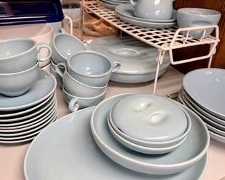 Vintage Russel Wright Iroquois Casual Blue Dishes 