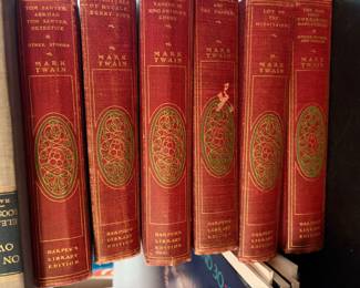 Vintage 1901 Mark Twain Harpers Library Edition 