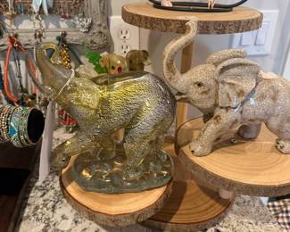 Glass art by estate owner
