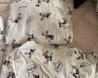 Mickey Mouse sheets