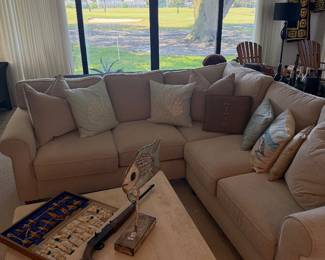 Off white/beige sectional sofa