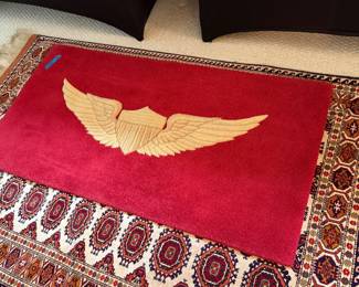 Hand tufted wool rug
