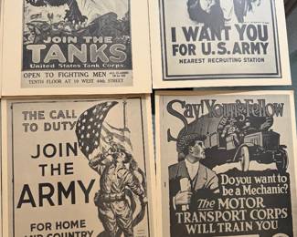 VTG Army recruiting posters