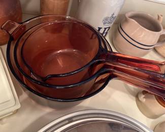 Corning vintage cranberry