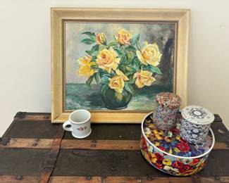 English Rose Inspiration Floral Painting And Decor