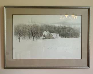 Xavier Ironside Winter Landscape Print