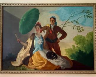 Francisco Goya "The Parasol" Style Painting