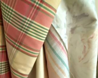 Fabric Remnant Rolls - Plaid and Stripe