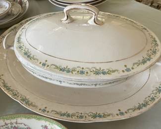 Vintage Floral Porcelain Dinnerware