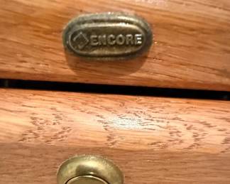 Wood Craft Company "Encore" Oak Filing Cabinet Set