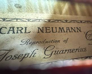 Carl Neuman Reproduction of Joseph Guarnerius Violin