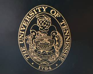 University of Tennessee Black and Gilt Windsor Chair