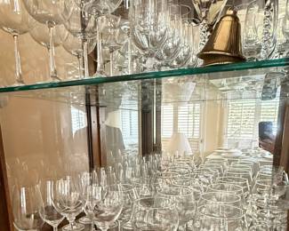 Assorted Crystal Glassware Set