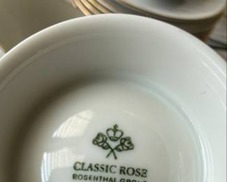 Rosenthal Classic Rose Germany Porcelain Tea Set