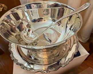 Silver Plated Serving Bowls and Platters