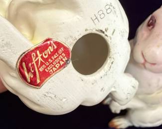 Lefton H880 Ceramic Bunny Figurines