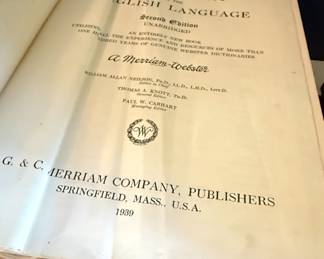 Webster's New International Dictionary, Second Edition