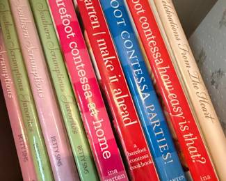 Collection of Ina Garten Cookbooks