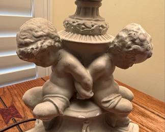 Cherub Style Table Lamp