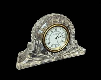 Waterford Crystal "Alana" Pattern Mantel Clock