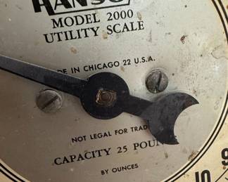 Hanson Model 2000 Utility Scale