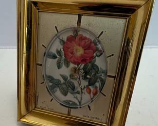 Swiza-Sheffield Floral Alarm Clock