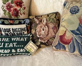 Handcrafted Needlepoint Pillows by Two's Company, Inc.