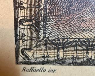 Giovanni Volpato after Raffaello "Loggia" Style Engraving