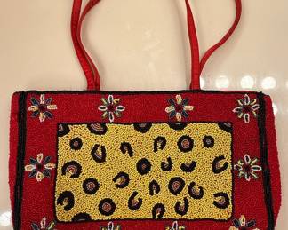 BARSE Beaded Shoulder Bag