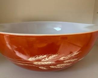 Pyrex Autumn Harvest Wheat Cinderella Mixing Bowl