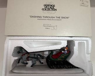 Department 56 Heritage Village Collection "Dashing Through the Snow"