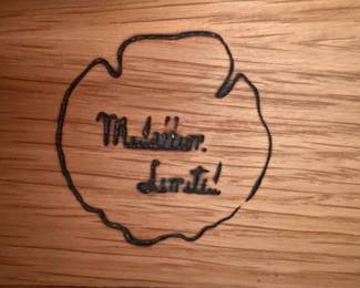 Mid-Century Modern Medallian Limited Nightstand