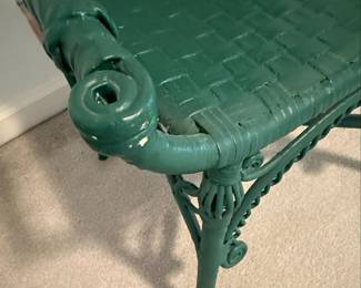Victorian Style Wicker Armchair