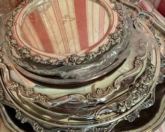 Silver Plated Serving Bowls and Platters