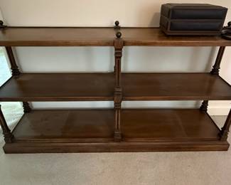 Three Tier Etagere Style Console Table