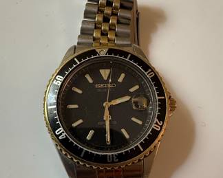 Seiko SQ Sports 150 Two-Tone Quartz Diver Watch