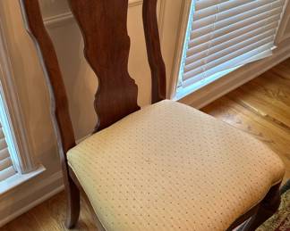 Dining Table with Banded Inlay and Claw Feet